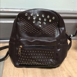 Brown leather Backpack