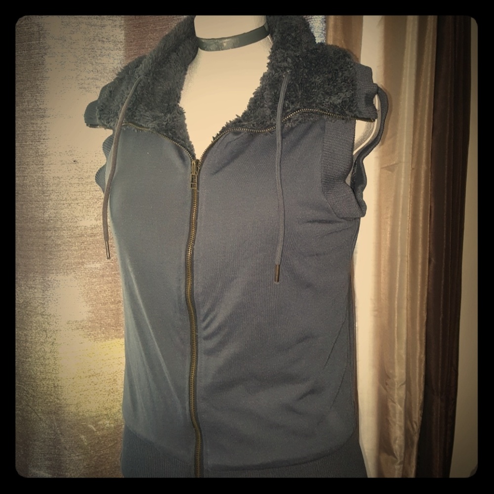 Reversible Grey Artisans vest
