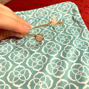 Kendra Scott bracelet in white druzy