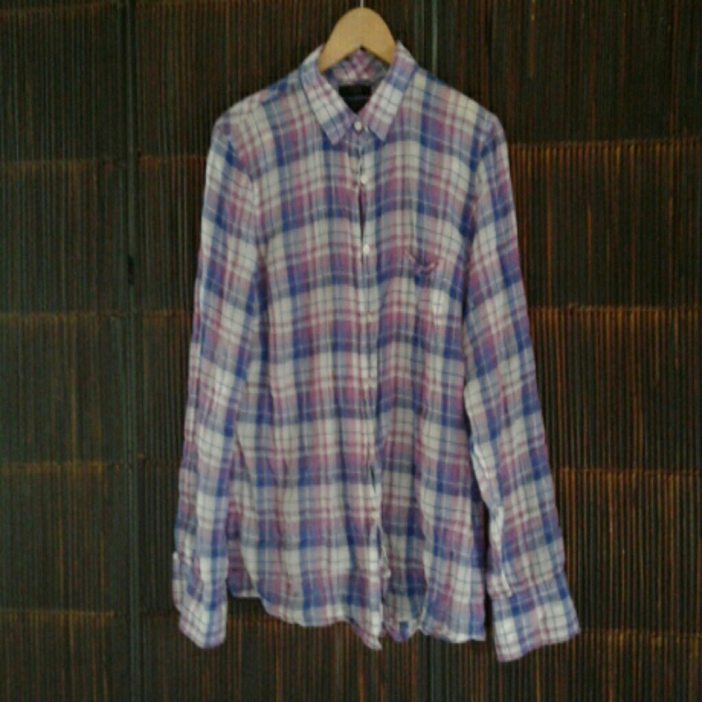 J Crew woman's 'boy shirt'