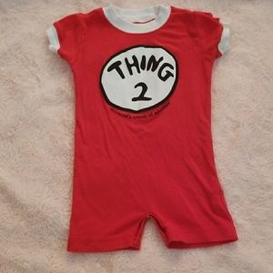 Thing 2 romper Dr. SEUSS