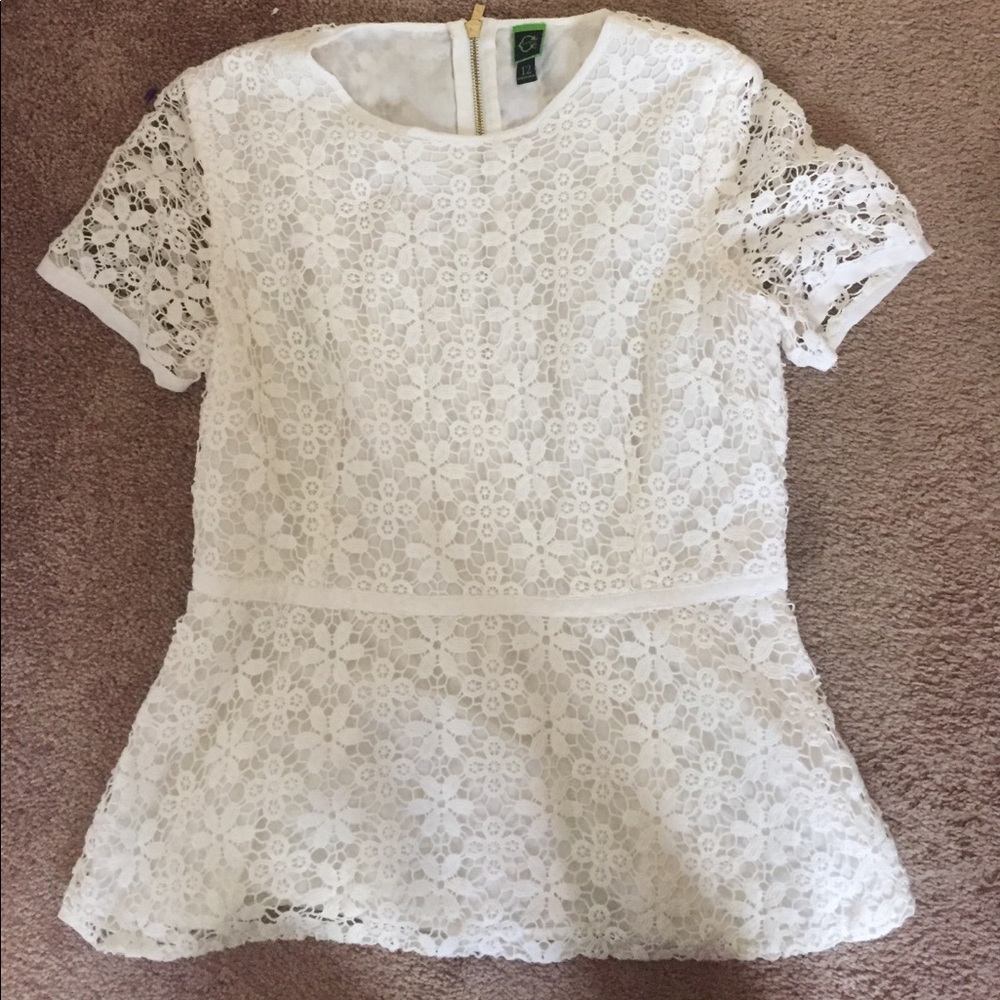 White Lace C.Wonder top