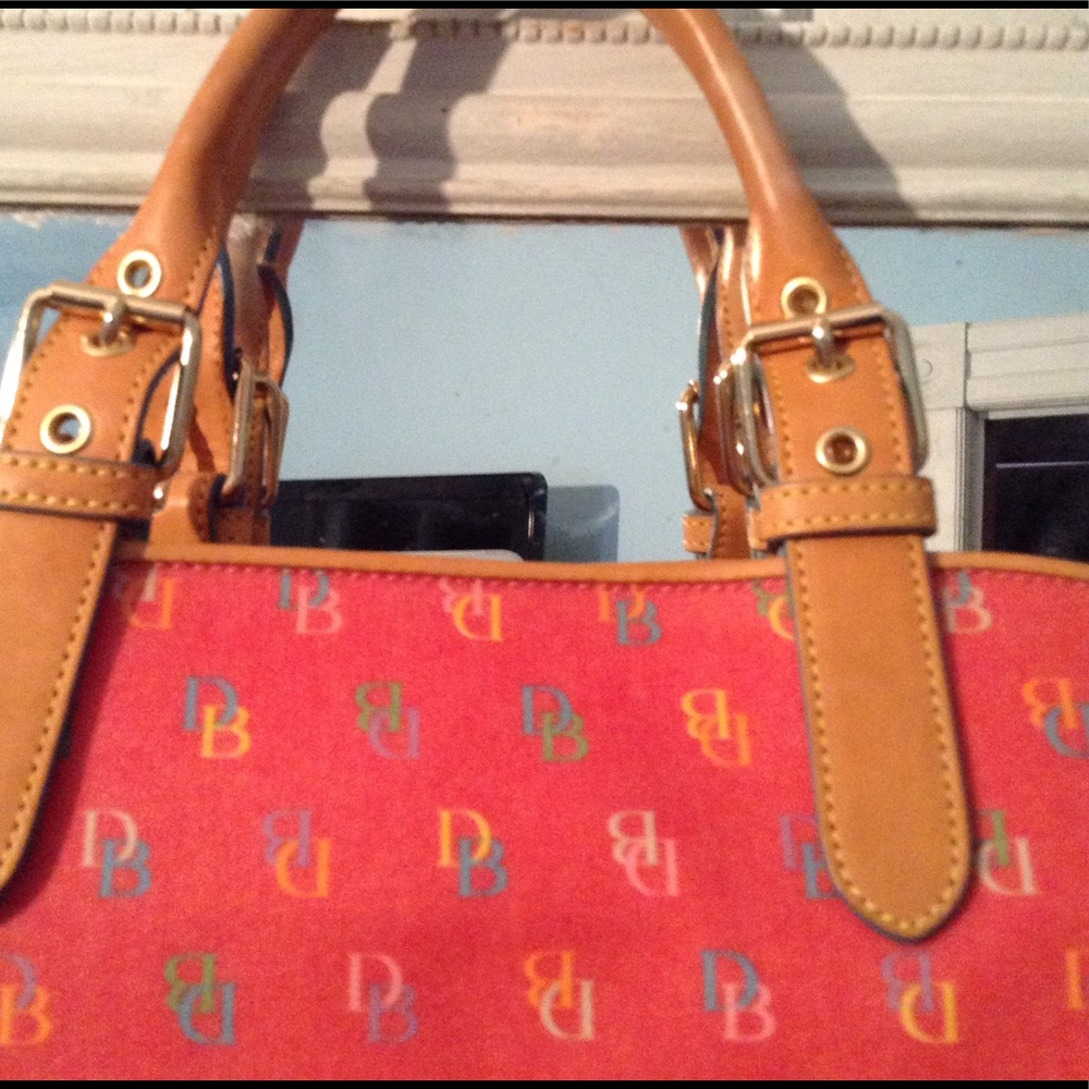 SOLD.  Dooney & Bourke pink multicolor . SOLD