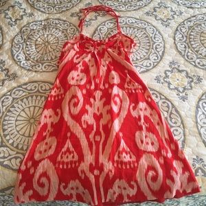 Gorgeous ikat halter dress