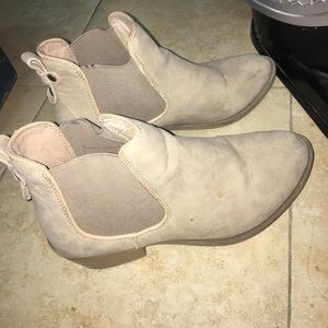 Tan rider booties