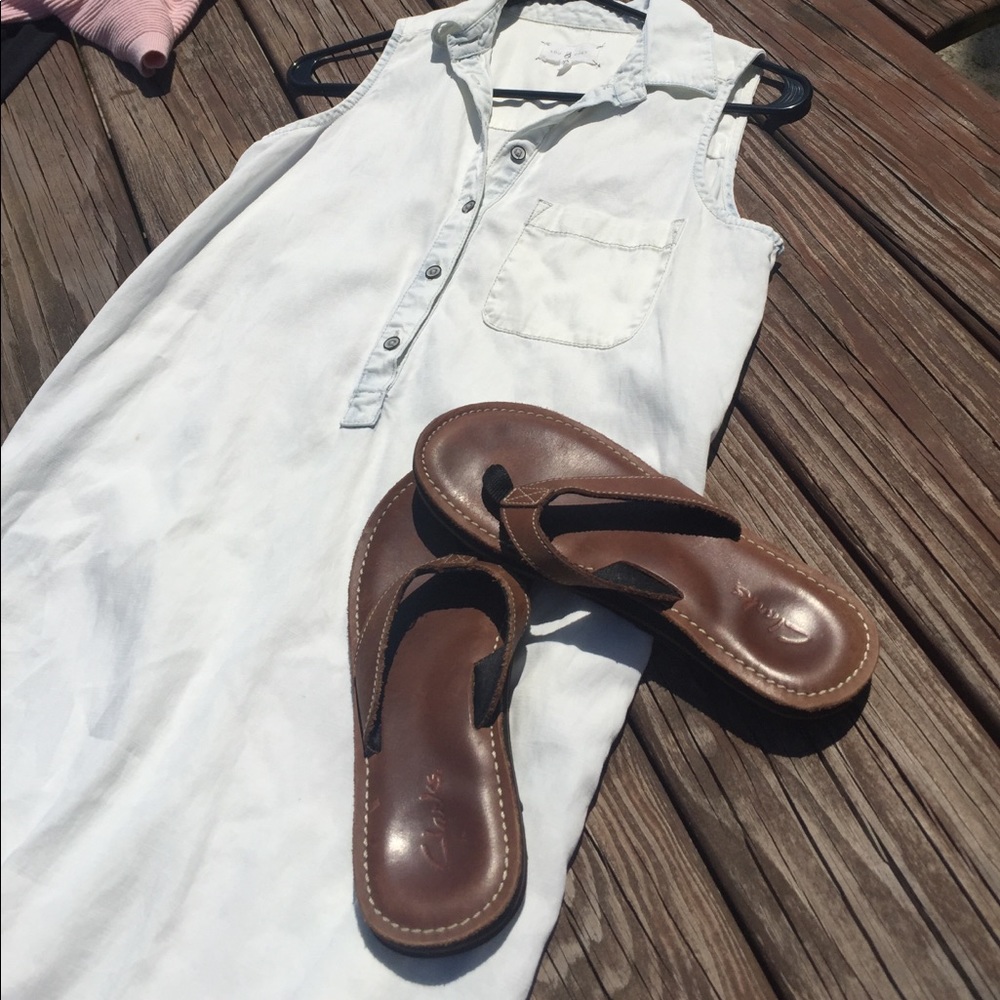 Lou and grey light denim dress