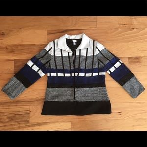 Chicos long sleeve open blazer jacket large 2