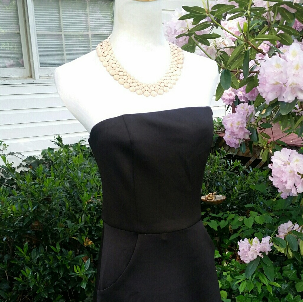 Tobi Black Strapless Madeleine Skater - NWT!