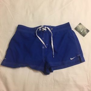Nike Blue Coverup or Running Shorts