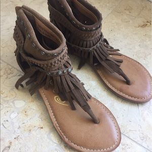 Fringe Sandals