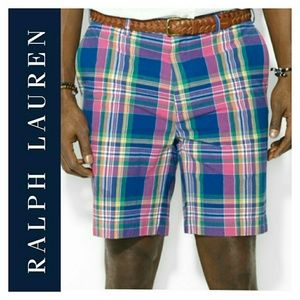 Polo Ralph Lauren India Madras Shorts Sz 48
