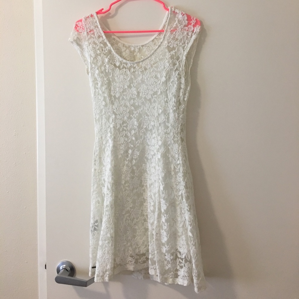 Hollister white dress