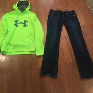 American eagle jeans with free hoodie