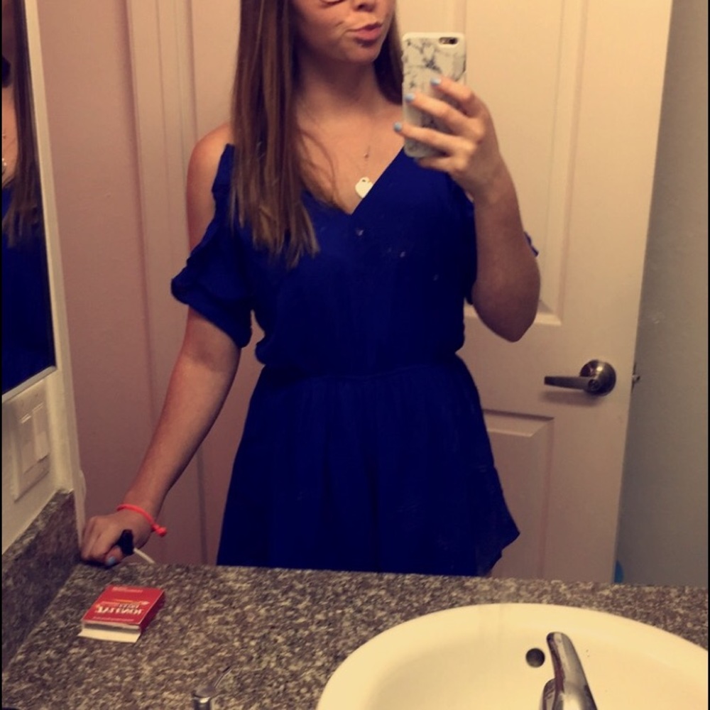 Blue romper