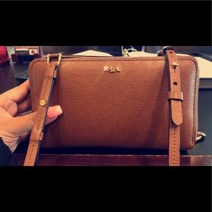 Ralph Lauren cross body wallet purse