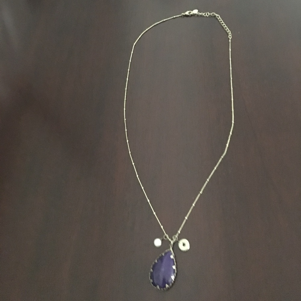 Gorgeous purple stone pendant