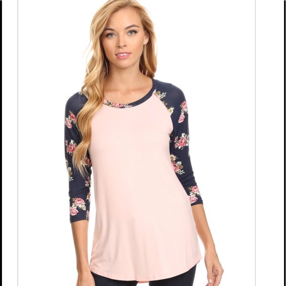 Revolve-098. Pink/Navy ππ - Picture 1 of 4