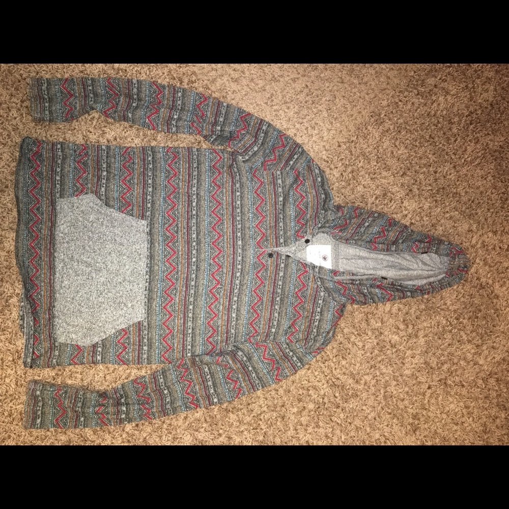 PacSun patterned hoodie- never worn