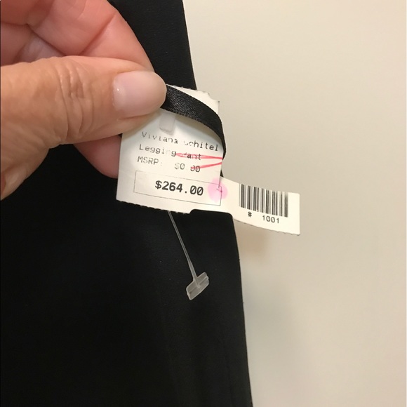 Black silk crop pant - Picture 3 of 6