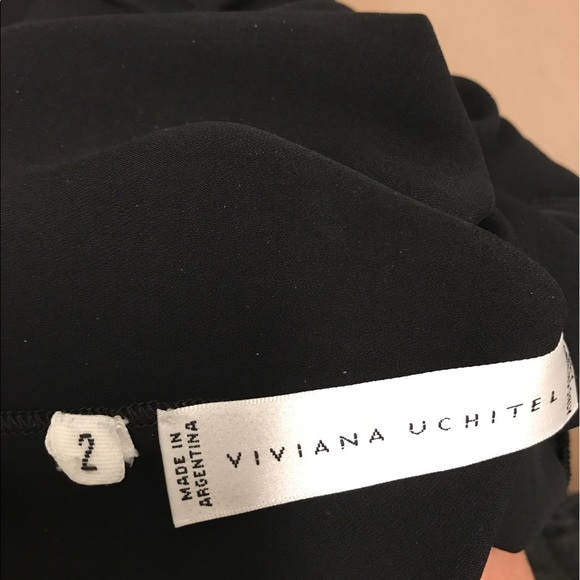 Black silk crop pant - Picture 4 of 6