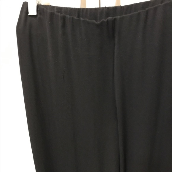 Black silk crop pant - Picture 6 of 6