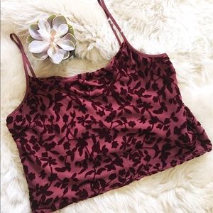 🆑 INC Burn-Out Velvet Camisole