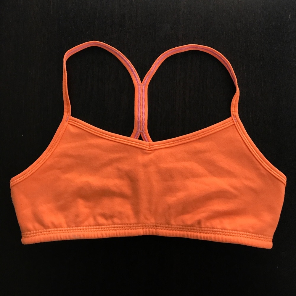 Ivivva Kids Size 12 NEVER WORN Orange Sports Bra