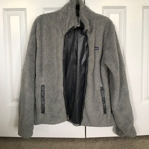 Patagonia gray zip up