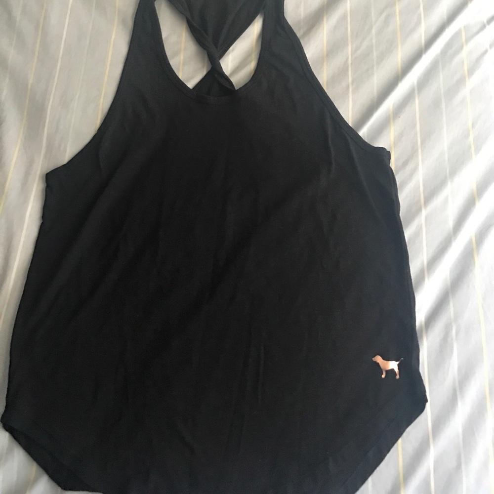 Victoria's Secret pink twist back tank top