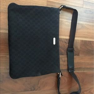 Gucci Cross Body Messenger, used as Laptop bag.