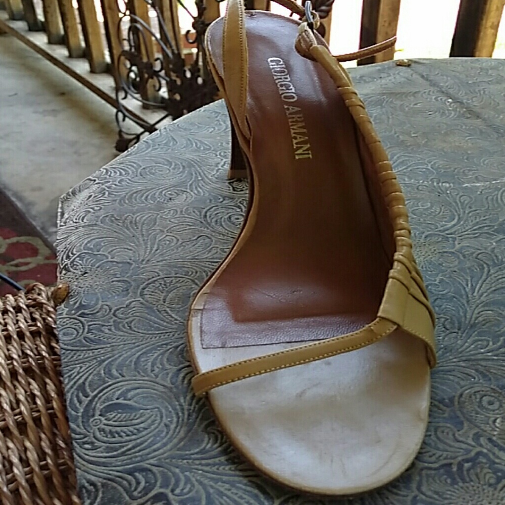 Giorgio Armani slingback heels
