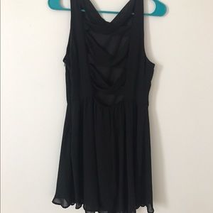 Open cross back dress