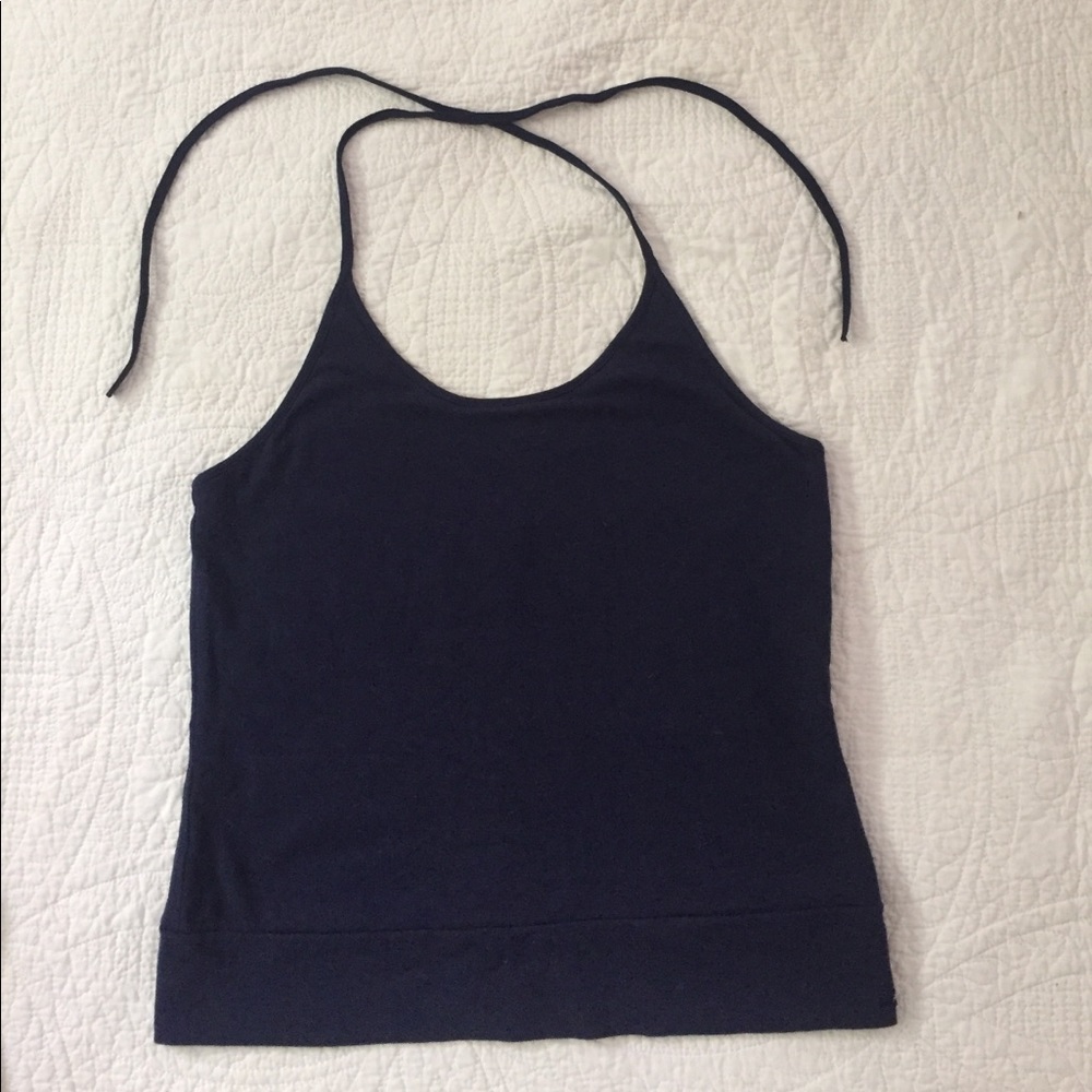 American Eagle Navy Halter Top