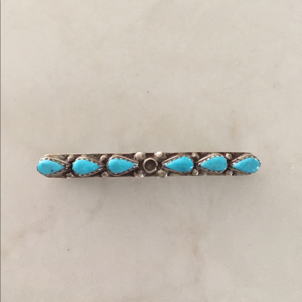Vintage Najavo Turquoise Clip