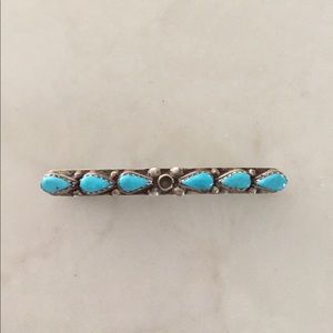 Vintage Najavo Turquoise Clip