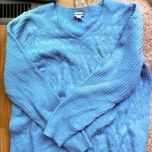 Croft & Barrow light blue v neck sweater