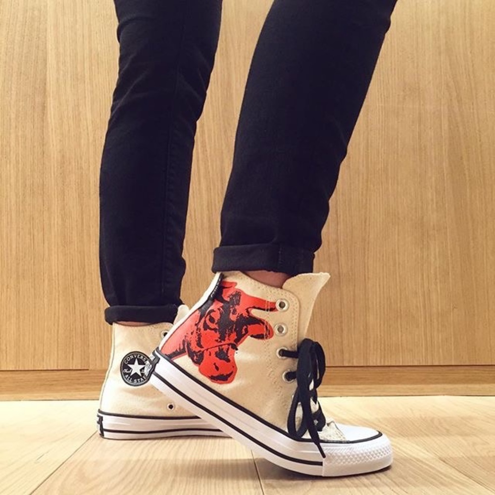 ❗️1 HOUR SALE Converse Andy Warhol womens shoes - Picture 5 of 5
