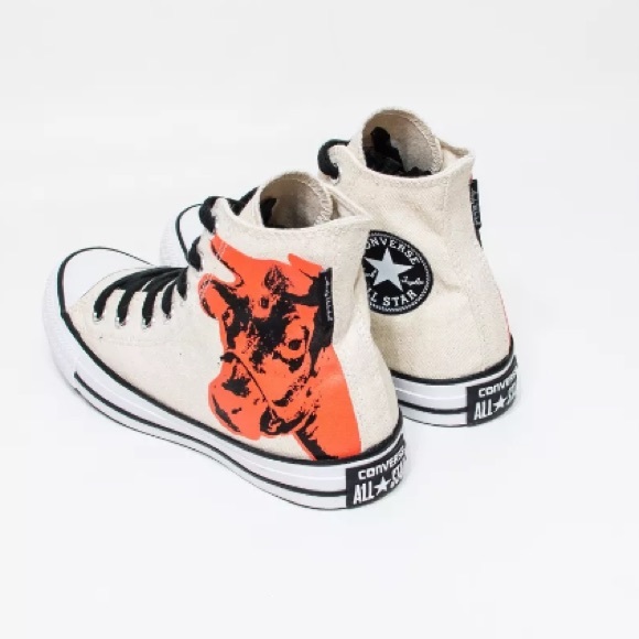 ❗️1 HOUR SALE Converse Andy Warhol womens shoes - Picture 3 of 5