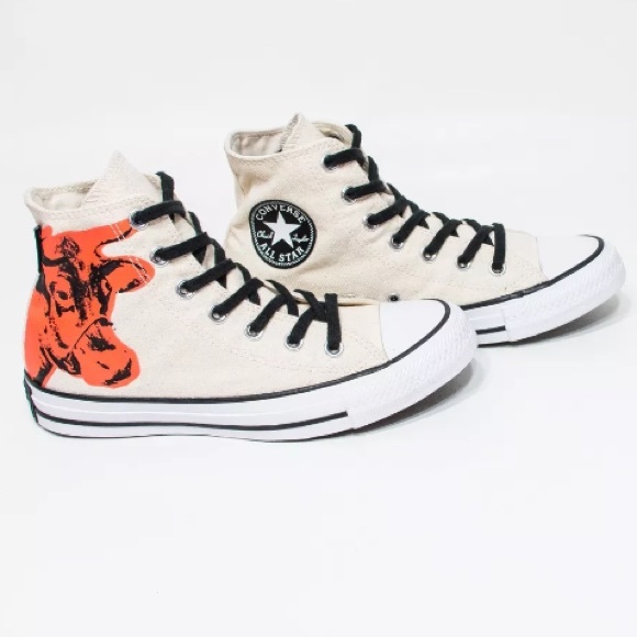❗️1 HOUR SALE Converse Andy Warhol womens shoes - Picture 2 of 5