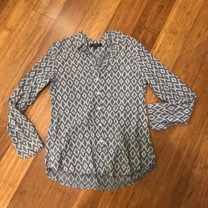 Banana Republic Patterned Button Up