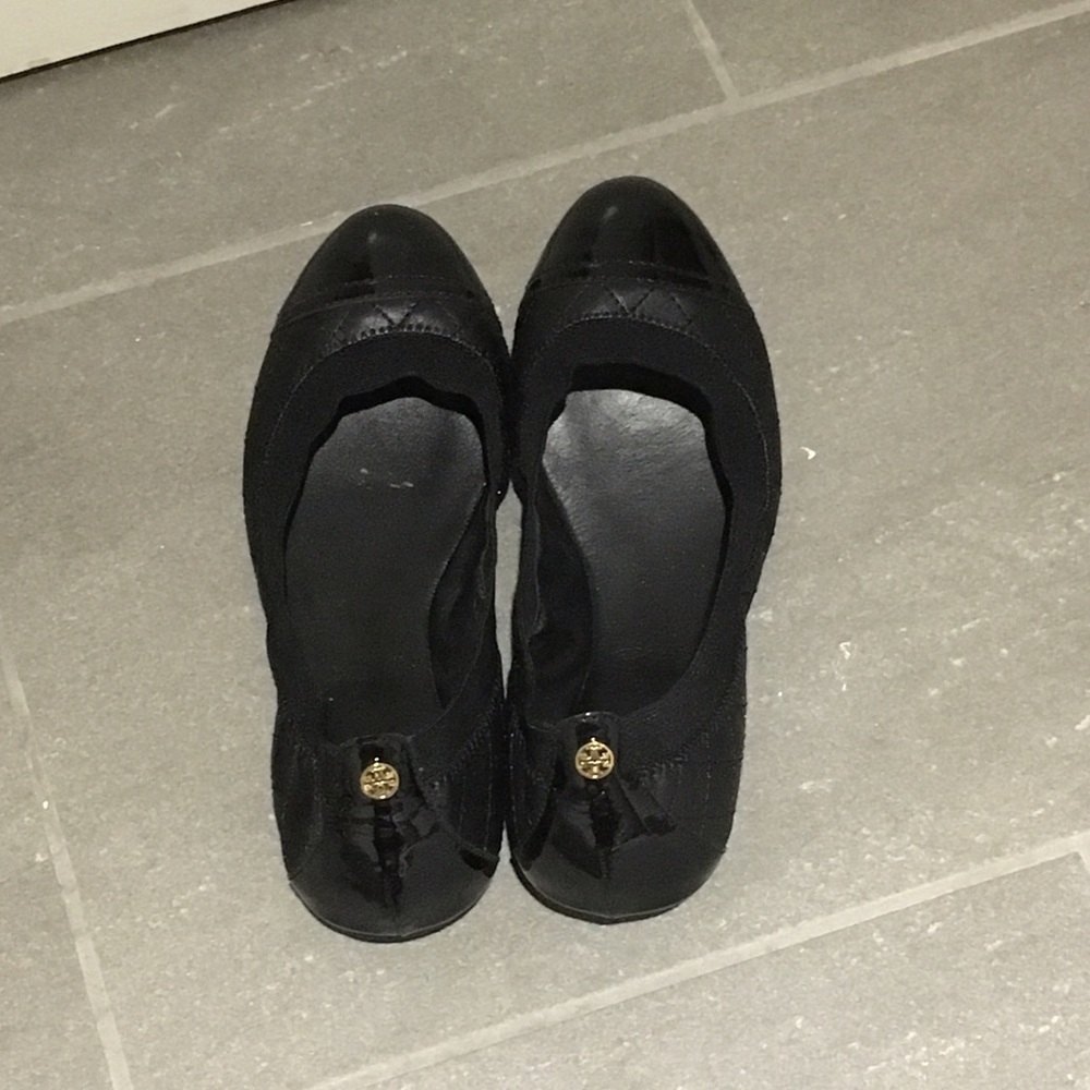 Classic Black Tory Burch Flat - image 1