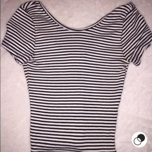 ♡ Brandy Melville striped crop top ♡
