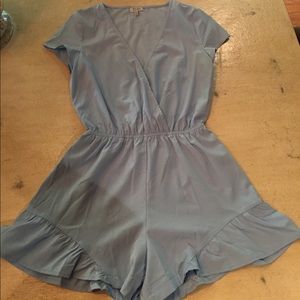 Tobi light blue romper