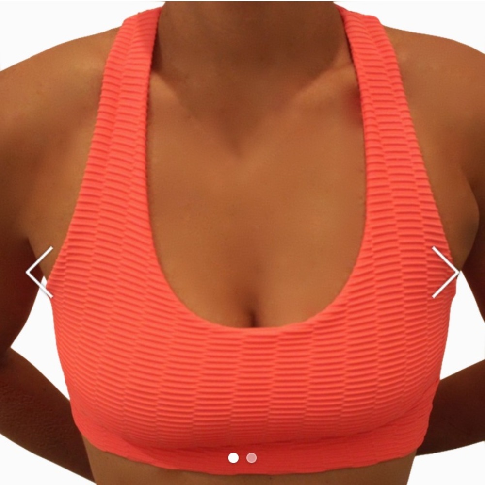 Orange texture top