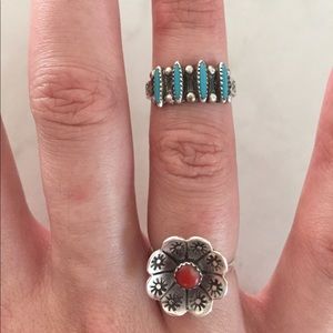 Vintage Midi Turquoise Ring.