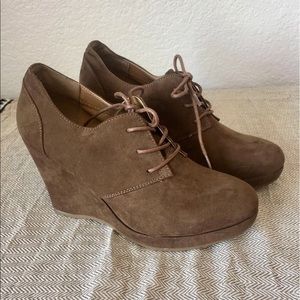 X-Apparel suede booties shoes boots