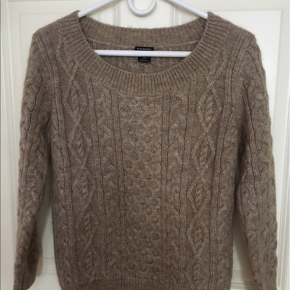 Beautiful cable knit sweater