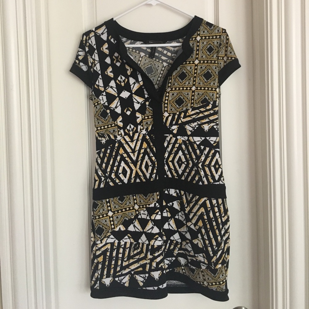 Tribal BCBGMaxAzria spandex dress