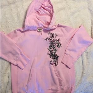 Pink Snap On Tools hoodie. Size L