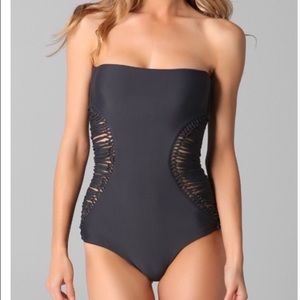 Mikoh black one piece bathing suit